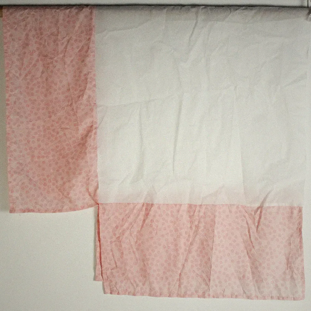 2 PC Pink Polka Dot Crib Skirts by The Peanutshell - Nursery Bedding Set