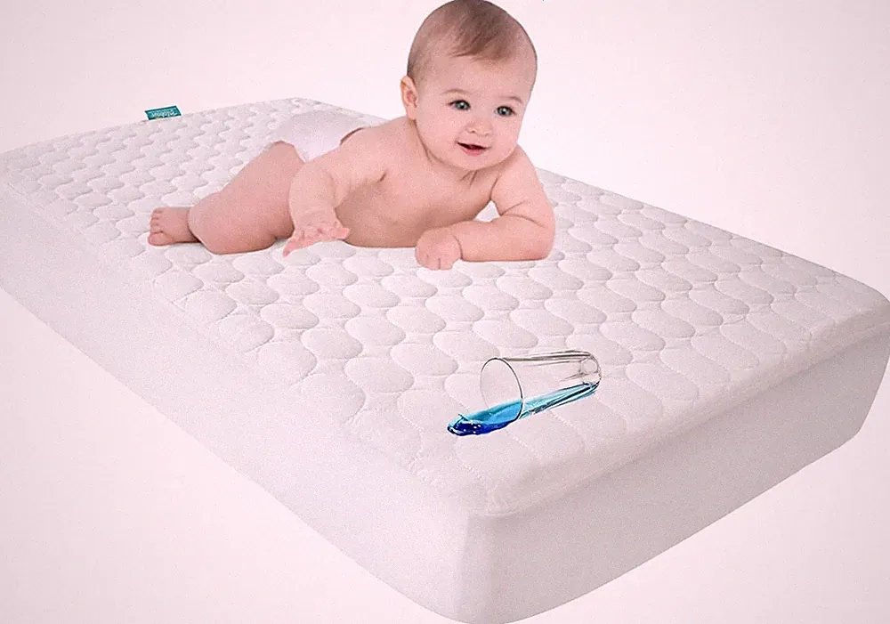 Crib Mattress Protector Pad Baby Toddler Bed Mattress Cover Waterproof 52”x28”