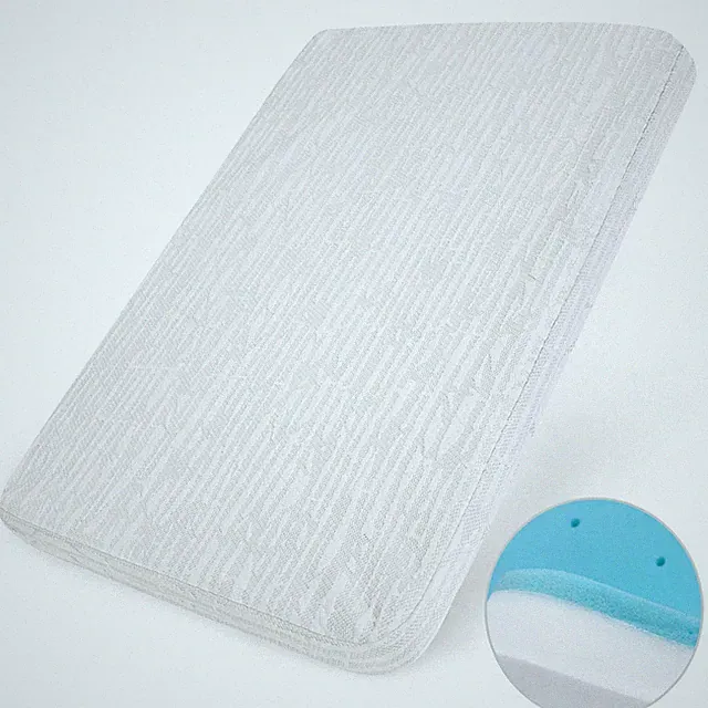 Crib Mattress Topper 52" x 27" x 2" for Toddler/Crib Bed, Memory Foam Watepro...