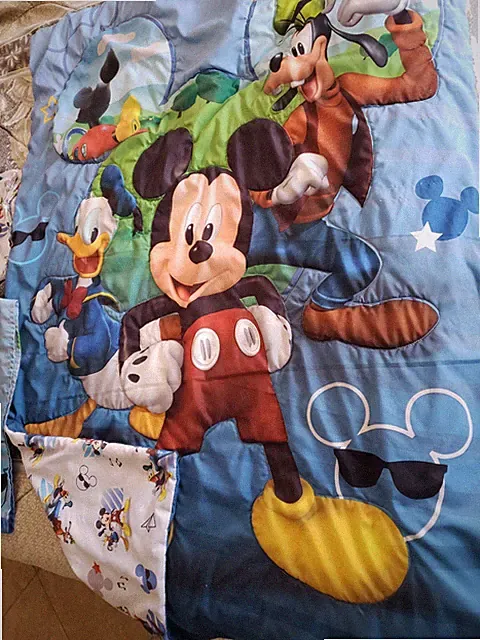 Disney Junior Mickey Mouse Clubhouse Crib Sheet Set + Bedspread Comforter 4PC