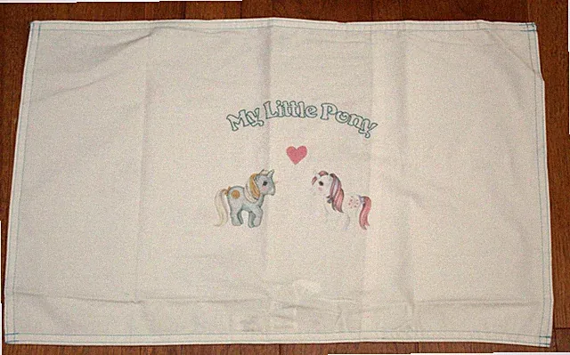 NEW Zara Home MY LITTLE PONY PILLOWCASE Sham GORGEOUS Retro Vintage Style
