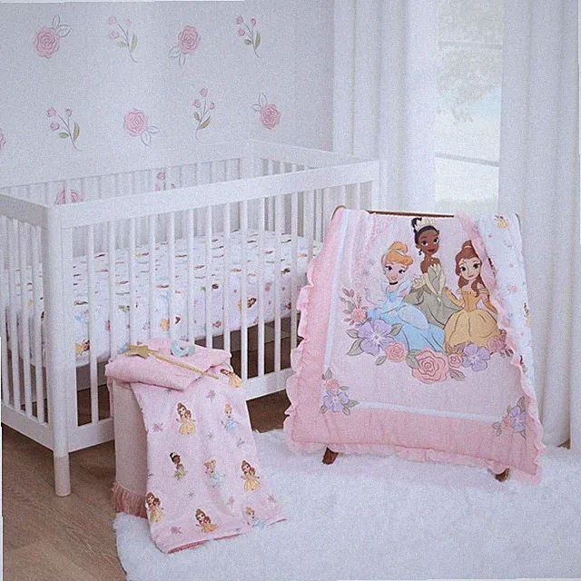 NoJo Disney Princess Dreams in Bloom Crib Sheet Set - 3pc: Classic