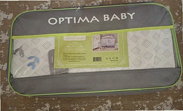 Optima Baby Nursery Bedding Set 6-Pcs Crib Comforter Fitted Sheet Pillow Valance