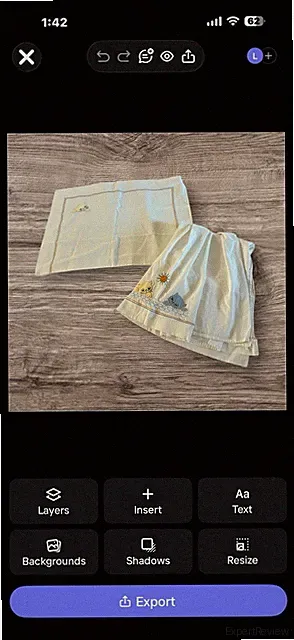 VTG Crib Toddler Bed Top Sheet & Pillowcase Embroidered Cats Ivory White 58x38”