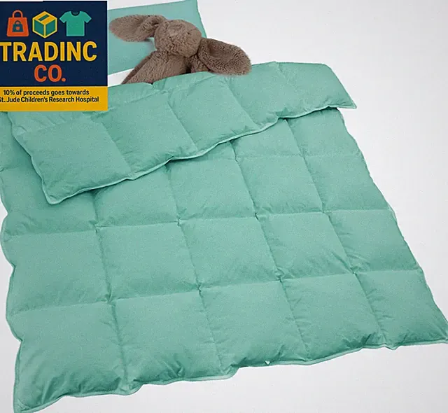 Warm Baby Quilt Crib Comforter Small Duvet Insert, Toddler down Comforter Kids C